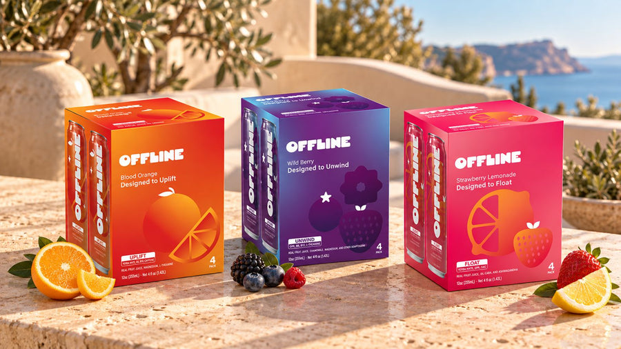 OFFLINE: Bold Packaging Design for a New Generation of Functional Beverages