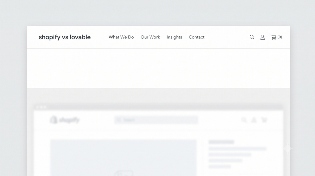 Lovable vs Shopify: When AI Site Builders Break Real Ecommerce