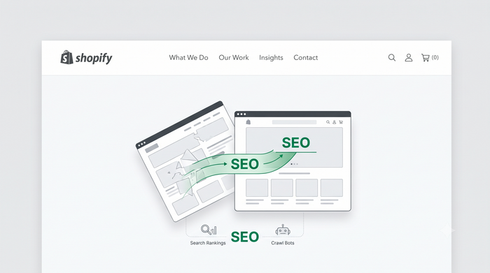 Does a Shopify redesign hurt SEO, explained by Liquid Lemon: URL and content preservation is what protects rankings