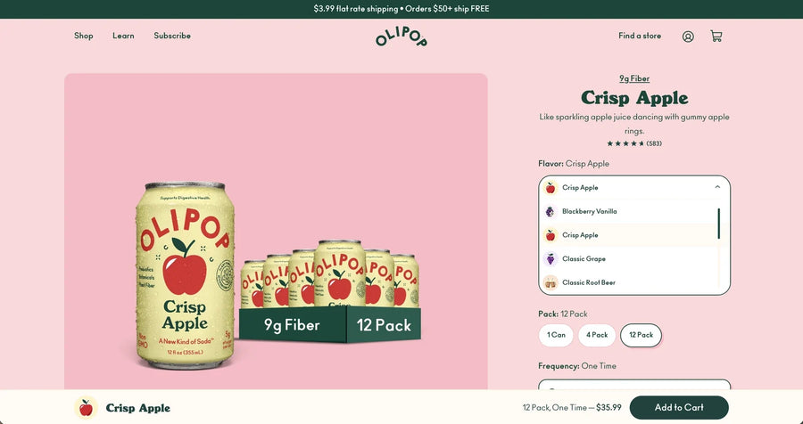 How We Helped Olipop Build a Higher-Converting DTC Experience