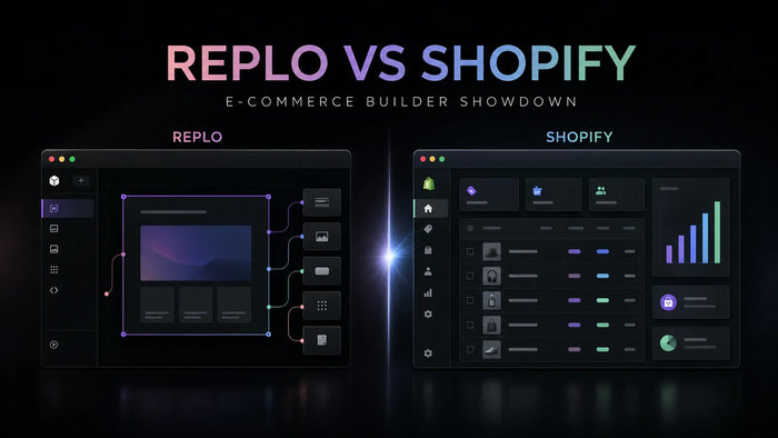 Replo page builder compared with a custom-coded Shopify build for DTC brands