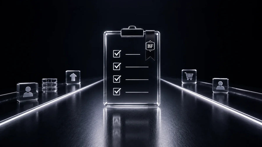 Shopify Black Friday checklist for 2026, covering BFCM store preparation from September through Cyber Monday